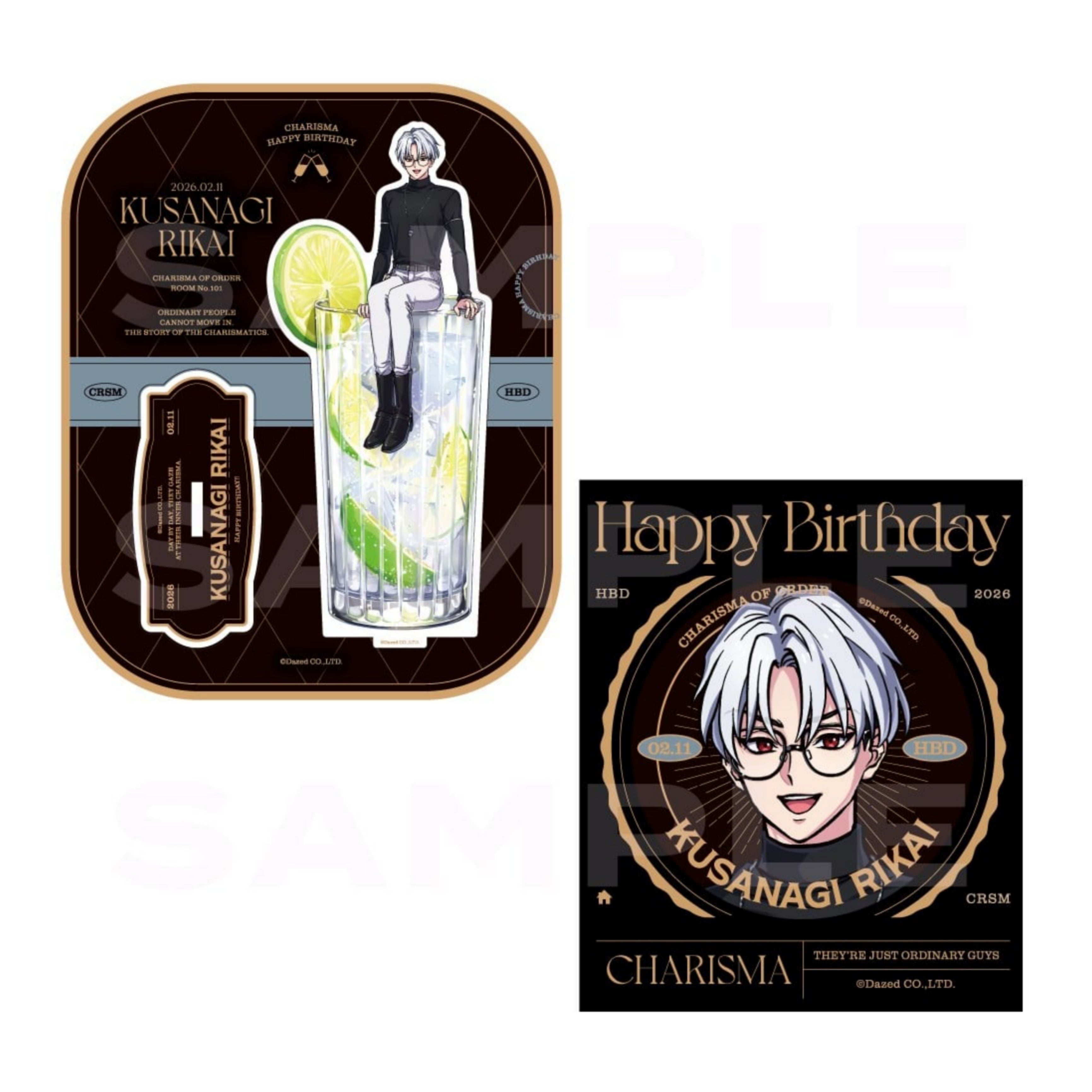 PRE-ORDER] CHARISMA [カリスマ] Rikai Kusanagi 2026 Birthday Goods