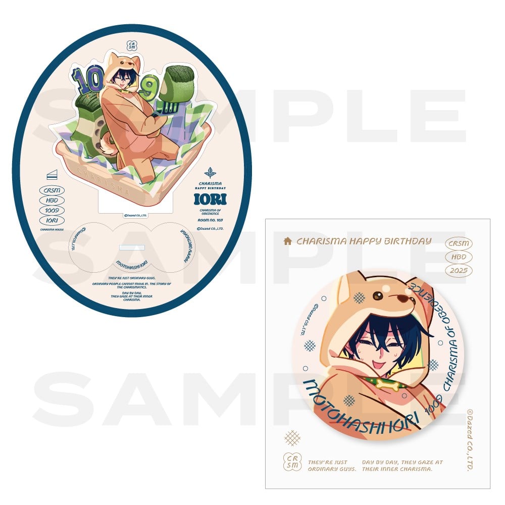 [PRE-ORDER] CHARISMA [カリスマ] Iori 2025 Birthday Goods