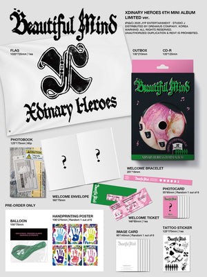 Xdinary-Heroes – 6th Mini Album [Beautiful Mind] (LIMITED ver.)
