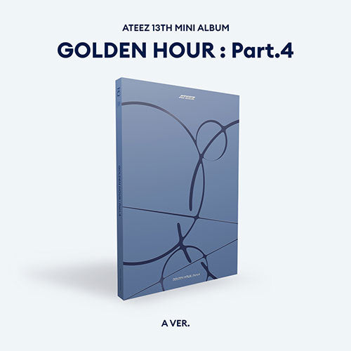 ATEEZ ALBUM 新品未開封 13枚　ポスター付き ATEEZ - GOLDEN HOUR : Part.4 [13th Mini Album]
