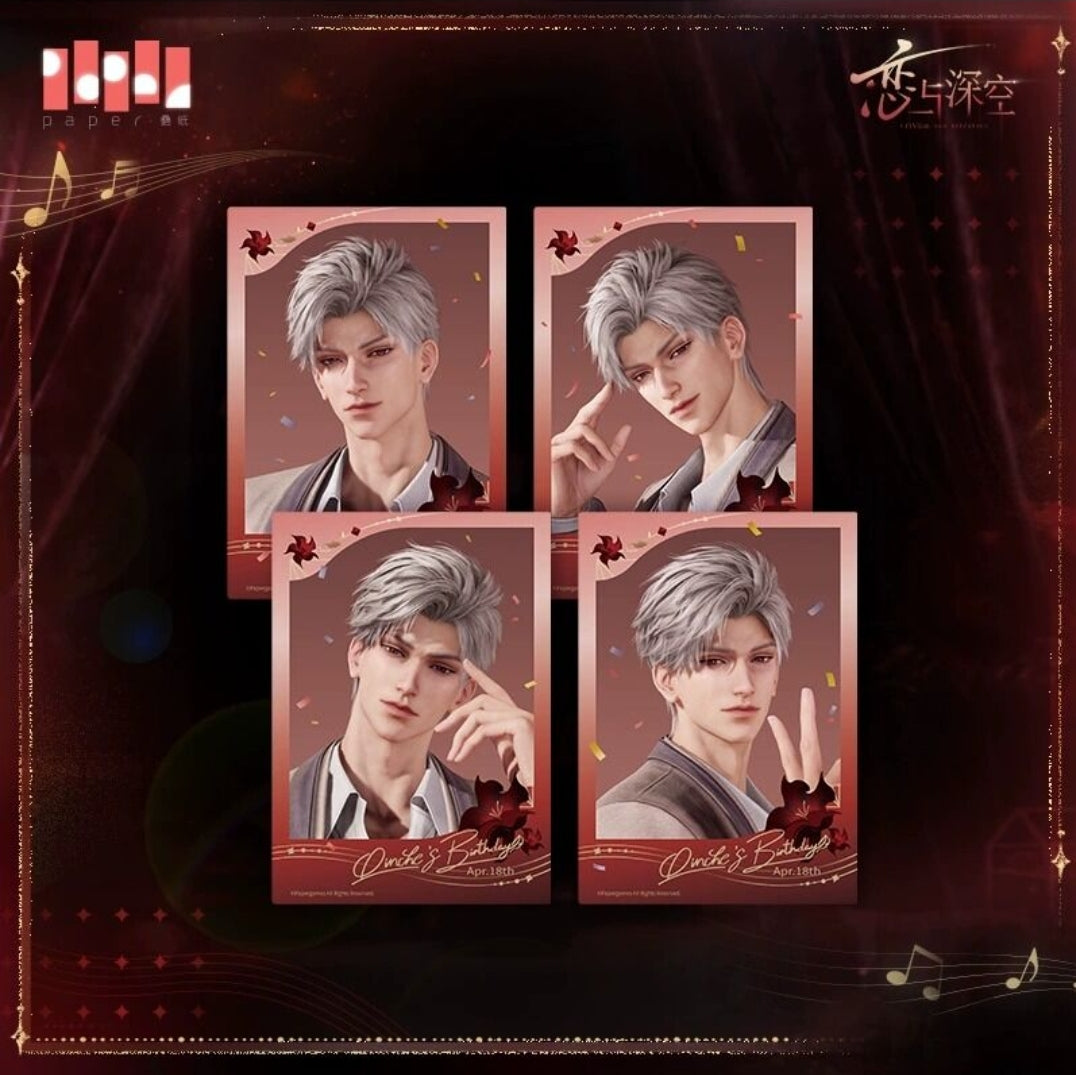 [PRE-ORDER] Love and Deepspace - Sylus 2025 Birthday Polaroid Set