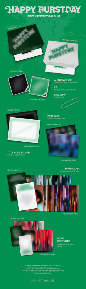 SEVENTEEN – 5th Album [HAPPY BURSTDAY] (KiT Ver.)