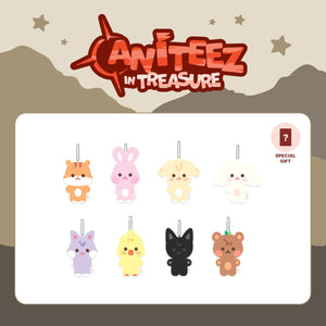 ATEEZ X ANITEEZ ANITEEZ IN TREASURE MD 17. FLAT-FUR PLUSH